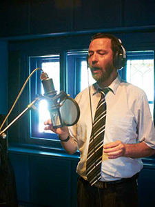 Chazan Braun in the recording studio in preparation for their new CD