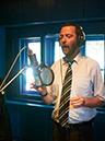 Chazan Braun in the recording studio in preparation for their new CD